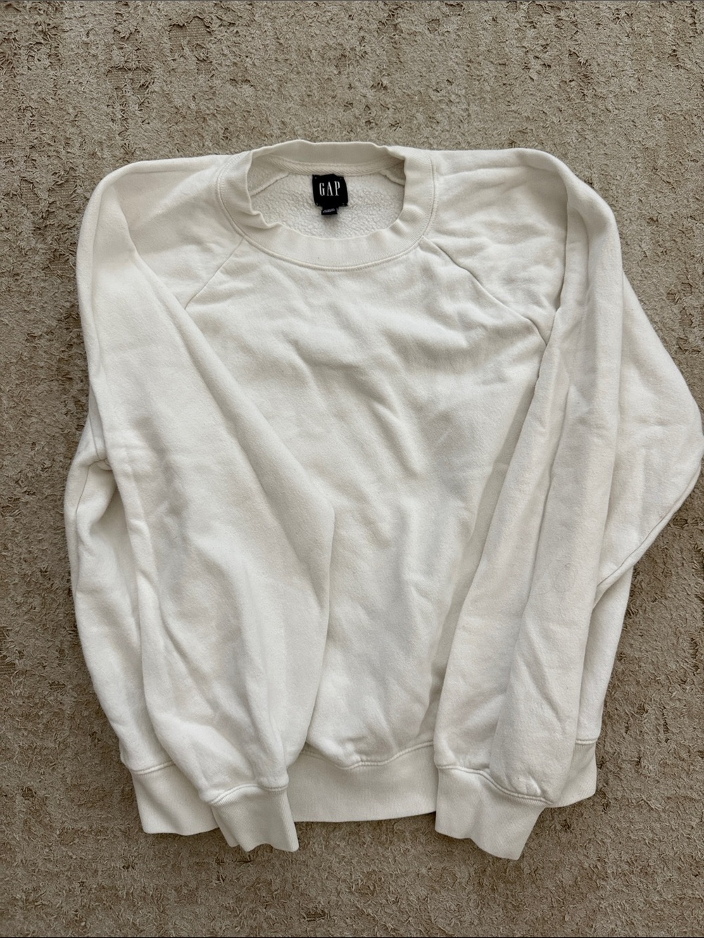 GAP women’s White Crewneck Sweatshirt small
